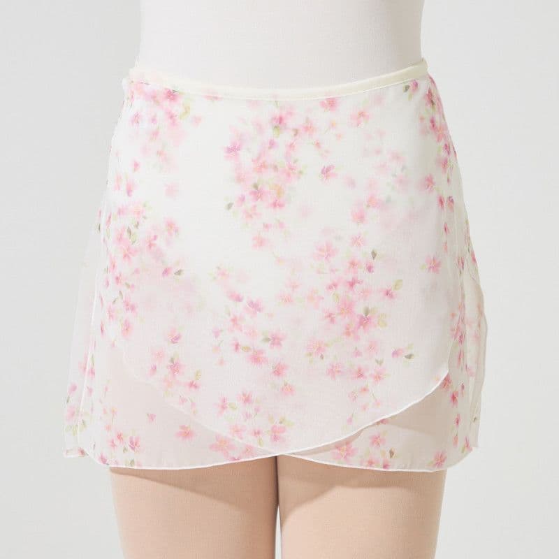 チャコット　永久メイ　コラボ　巻きスカート　桜柄