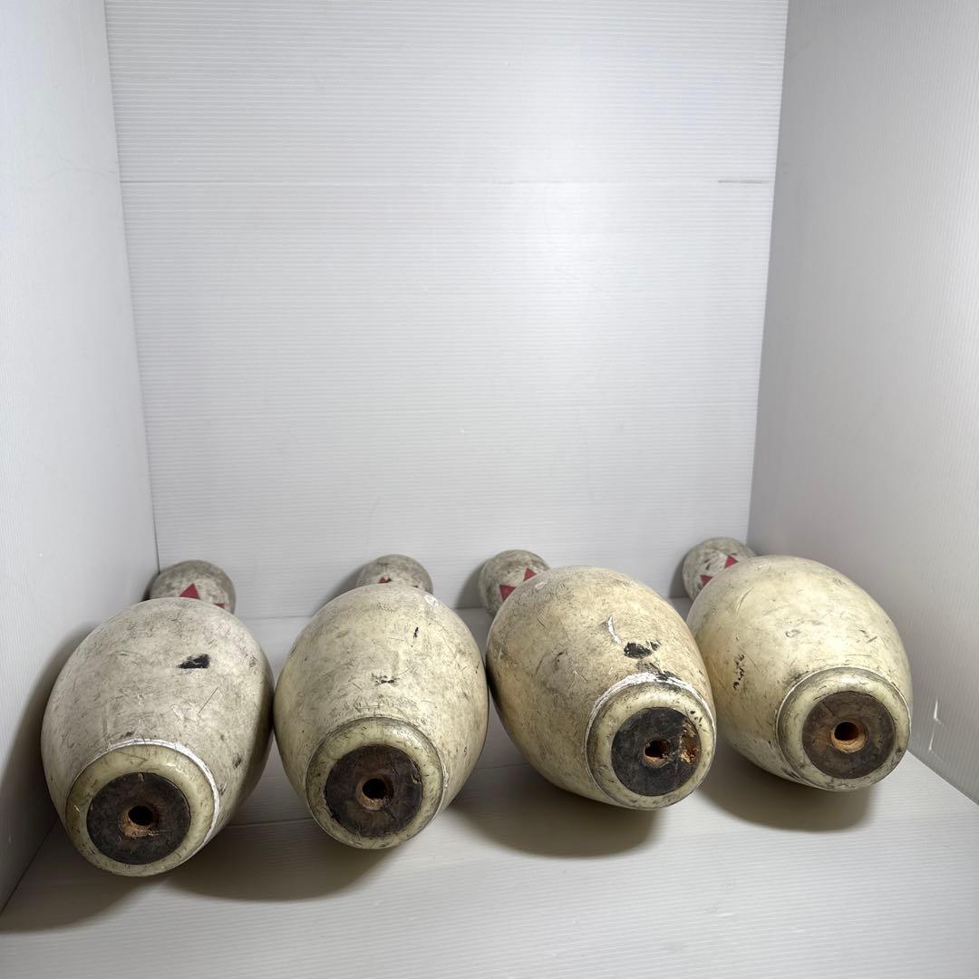 ボーリングピン ビンテージ雑貨 BrunsWick社製 USA 7点セット