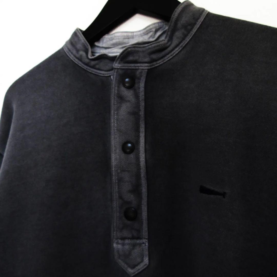 ディセンダント DESCENDANT HENLEY NECK SWEAT