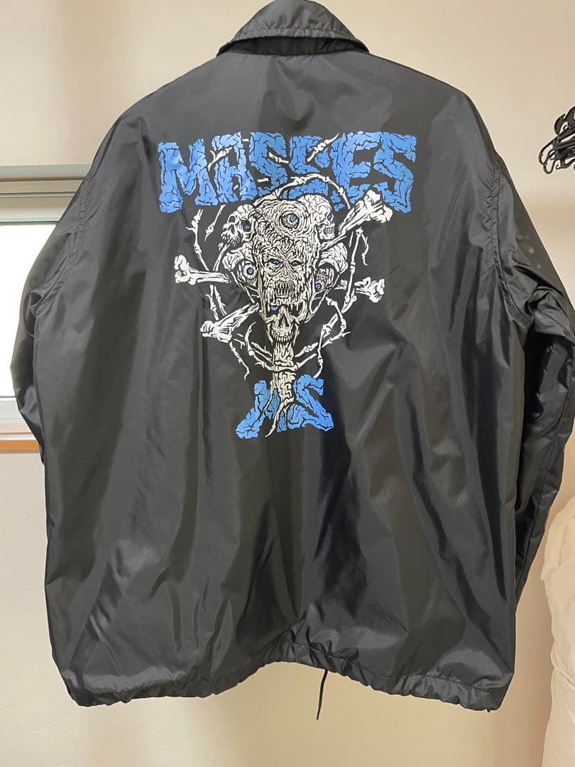 新品 MASSES マシス コーチジャケット M black キムタク 長瀬