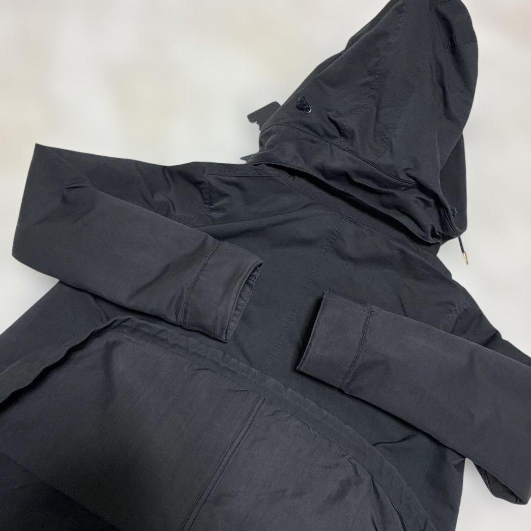 ザリラクスthe reracsワイヤー入りフードジャケット　ブラックサイズ40