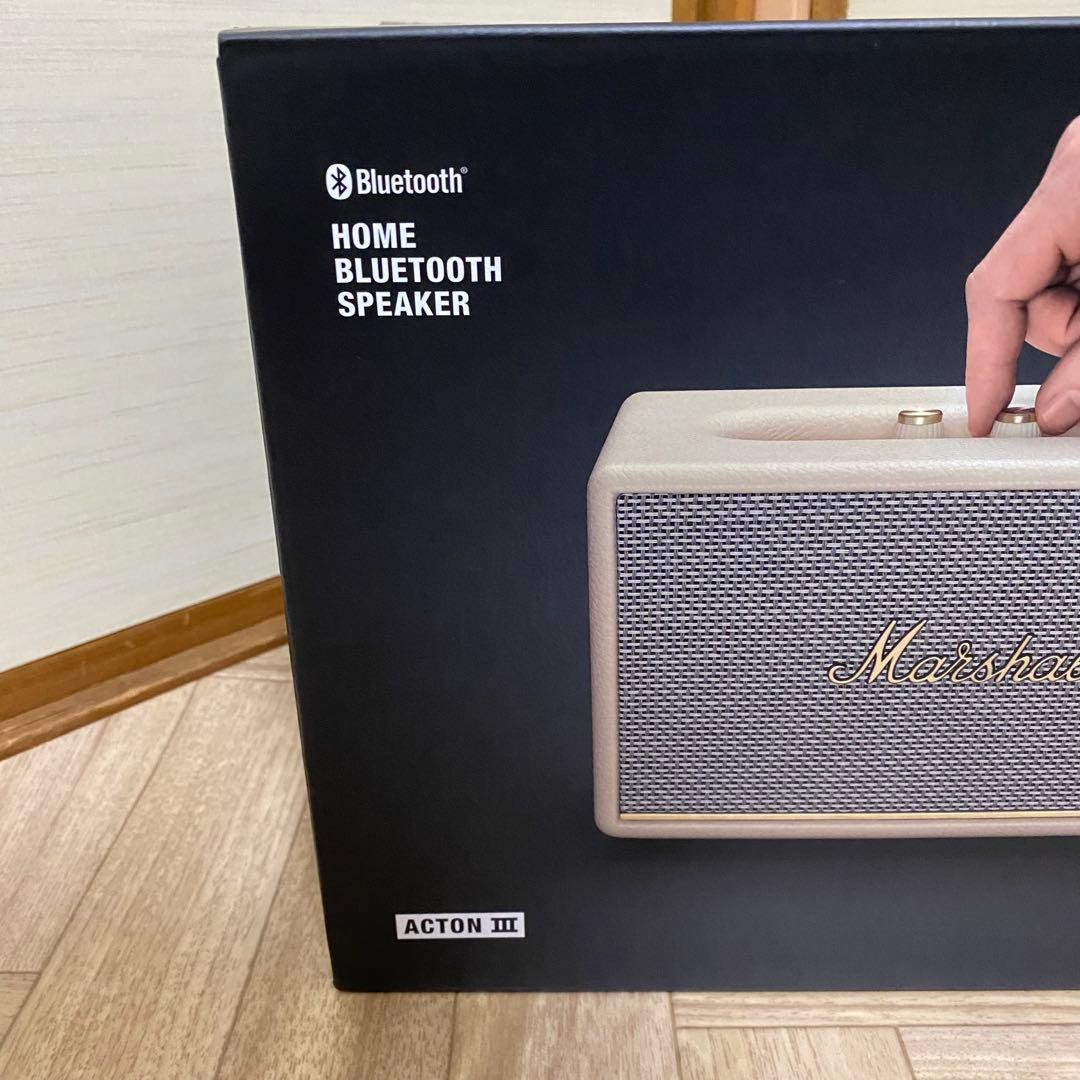 【新品未開封】Marshall Acton III ワイヤレススピーカー白本体