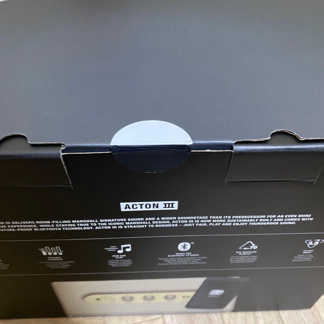 【新品未開封】Marshall Acton III ワイヤレススピーカー白本体