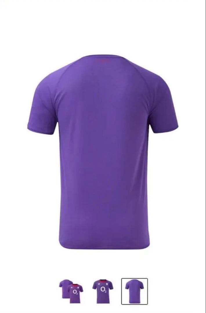 イングランド代表 ラグビー　パープル トレーニングウェア