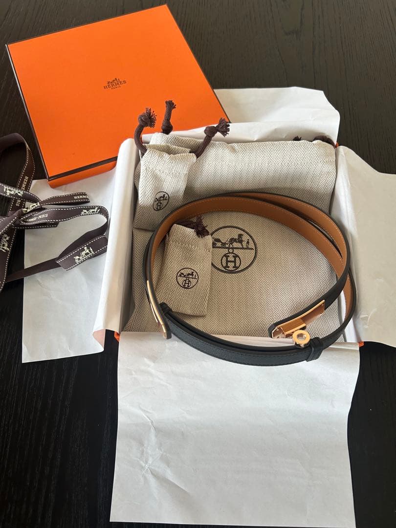 定価以下 新品未使用 HERMESエルメス ケリー ベルト 2025年12月購入