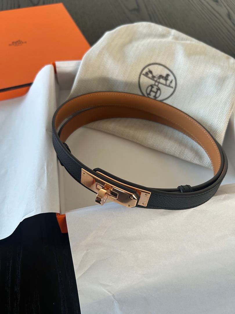 定価以下 新品未使用 HERMESエルメス ケリー ベルト 2025年12月購入