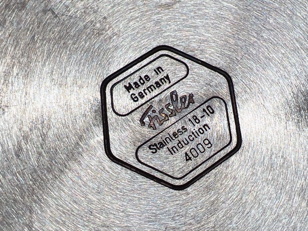 Fissler ガラス蓋付きステンレス鍋 （IH非対応）