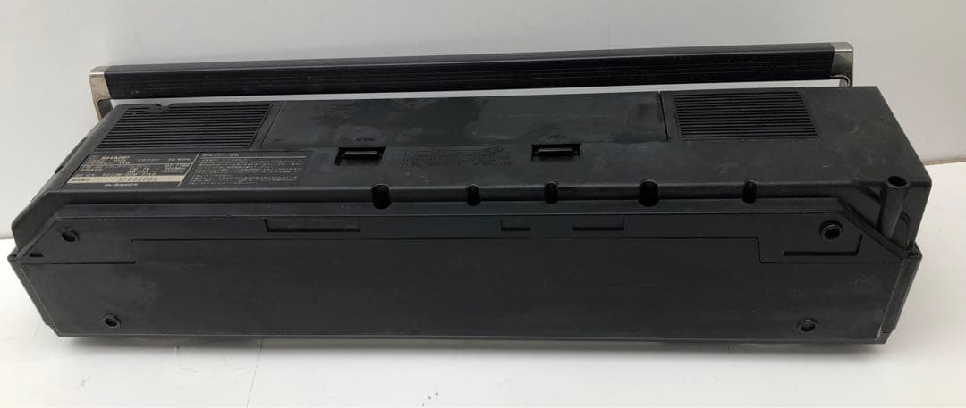 SHARP QT-77BK ブラック ラジカセ レトロ(D1 54)