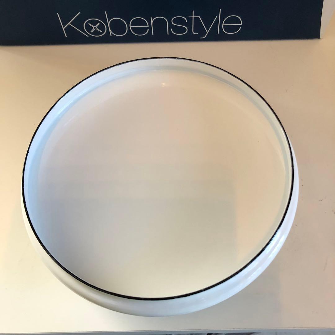 【新品未使用】 DANSK コベンスタイルホワイト両手鍋18cm