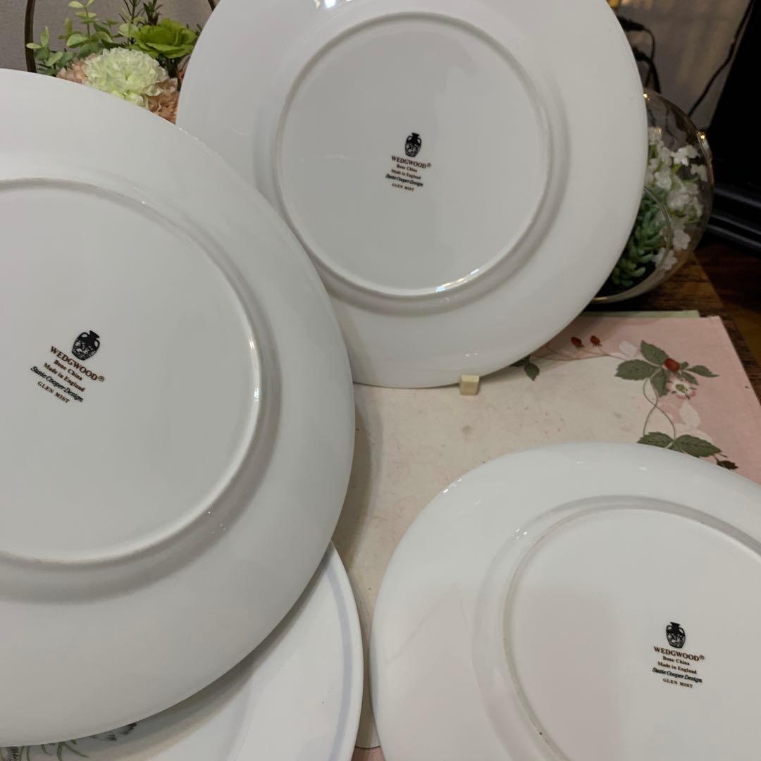 ウェッジウッド グレンミスト　スージークーパー　27cmディナープレート　6枚