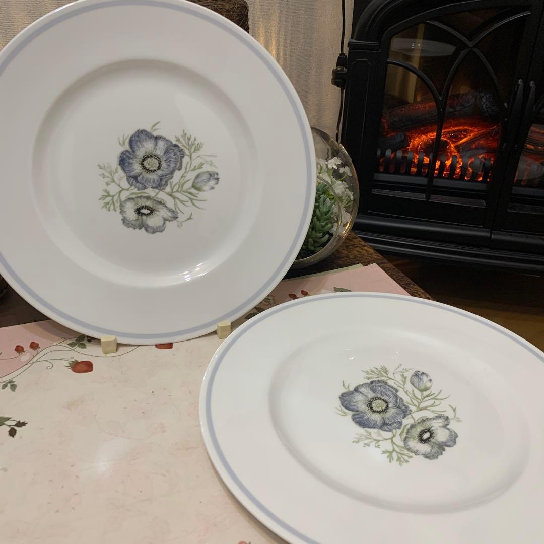 ウェッジウッド グレンミスト　スージークーパー　27cmディナープレート　6枚