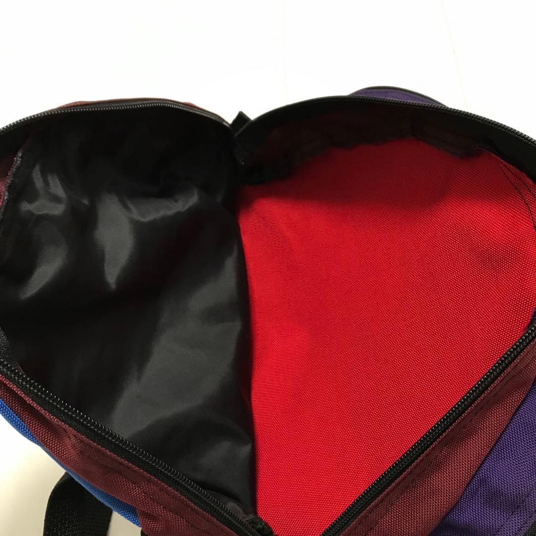 90'sビンテージ！アメリカ製 Pitkin CLOTHINGマルチカラーバッグ