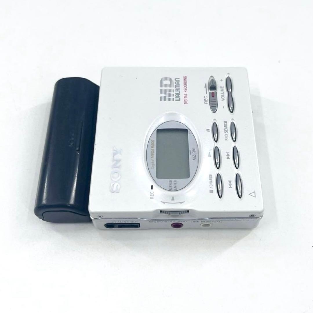 SONY MZ-R91 MDウォークマン 動作品 単三電池使用可 録音再生OK