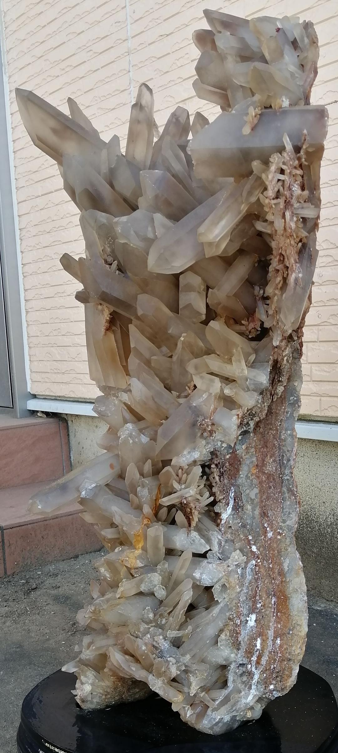 【特大!!!】　水晶クラスター　【32.8kg】