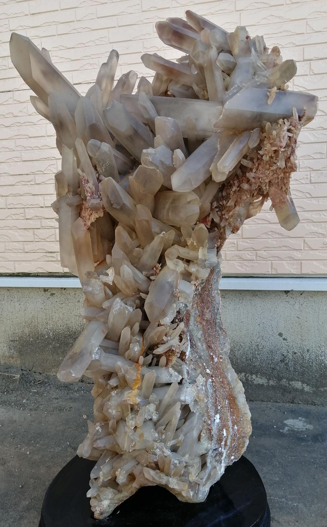 【特大!!!】　水晶クラスター　【32.8kg】