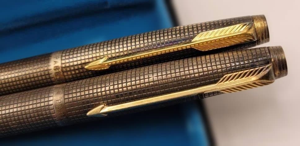 PARKER パーカー 万年筆 14K STERLING SILVER 2本