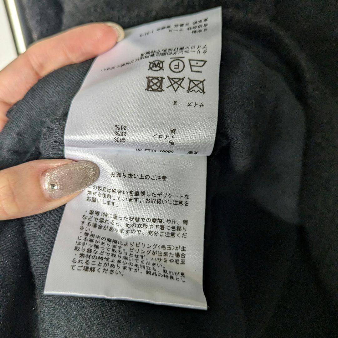 ジョンローレンスサリバン　モックネック　オーバーサイズニット　ウール M