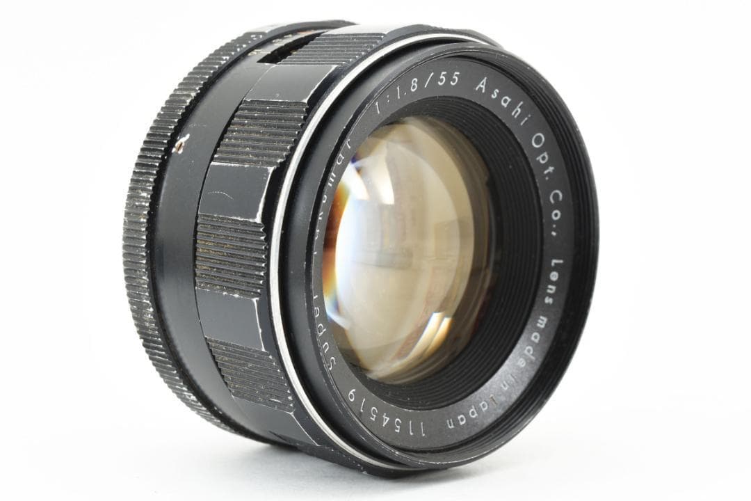 ☆前期型☆ Super Takumar 55mm F1.8 フード付 F0111
