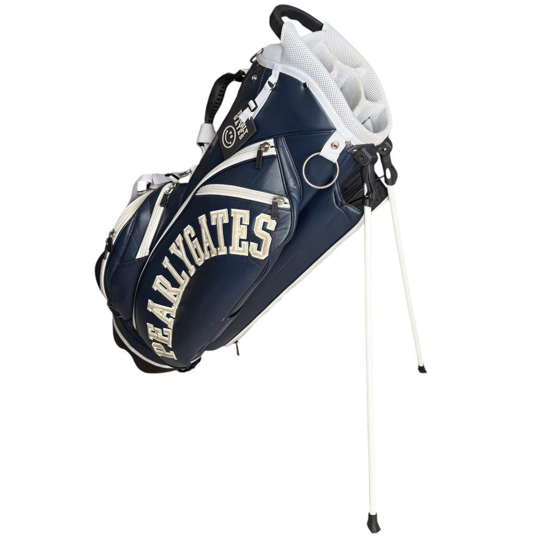 パーリーゲイツ キャディバッグ ネイビー 軽量 2WAY 希少 123-33