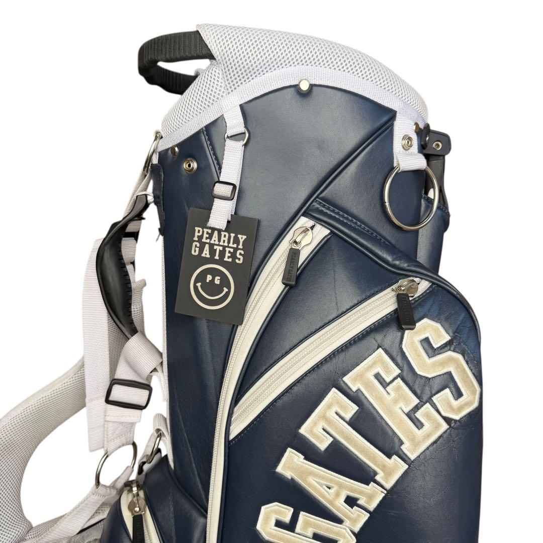 パーリーゲイツ キャディバッグ ネイビー 軽量 2WAY 希少 123-33