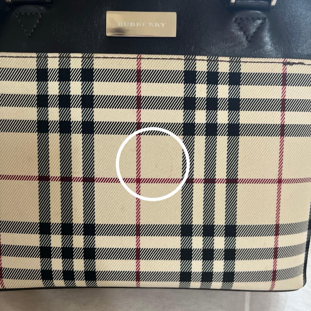 Burberry チェック柄 トートバッグ 中型　バーバリー