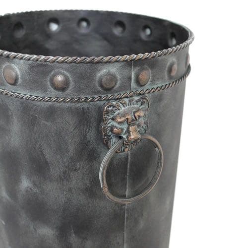 ライオン 傘立て アンブレラスタンド アイアン製 アンティーク ビンテージ 玄関