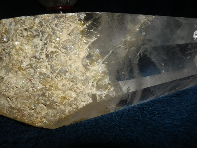 水晶球と水晶柱　1010gと1475g