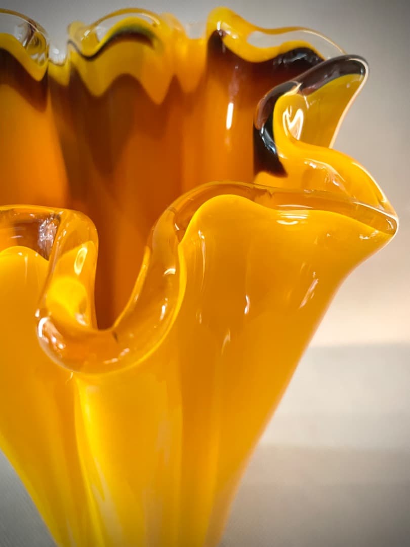 イタリア ガラス 花瓶