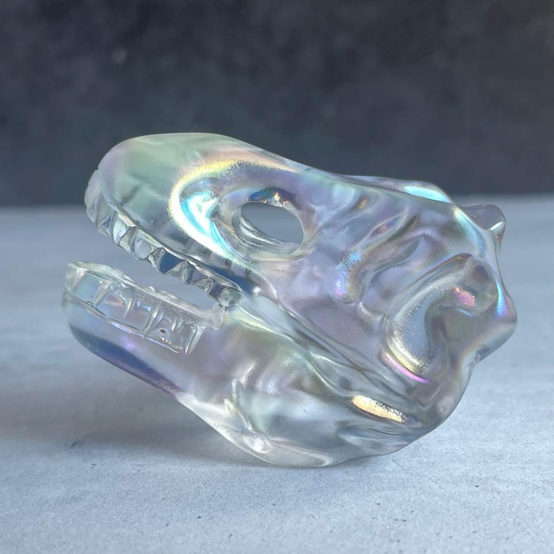 オーロラ クォーツ クリアクォーツ 恐竜