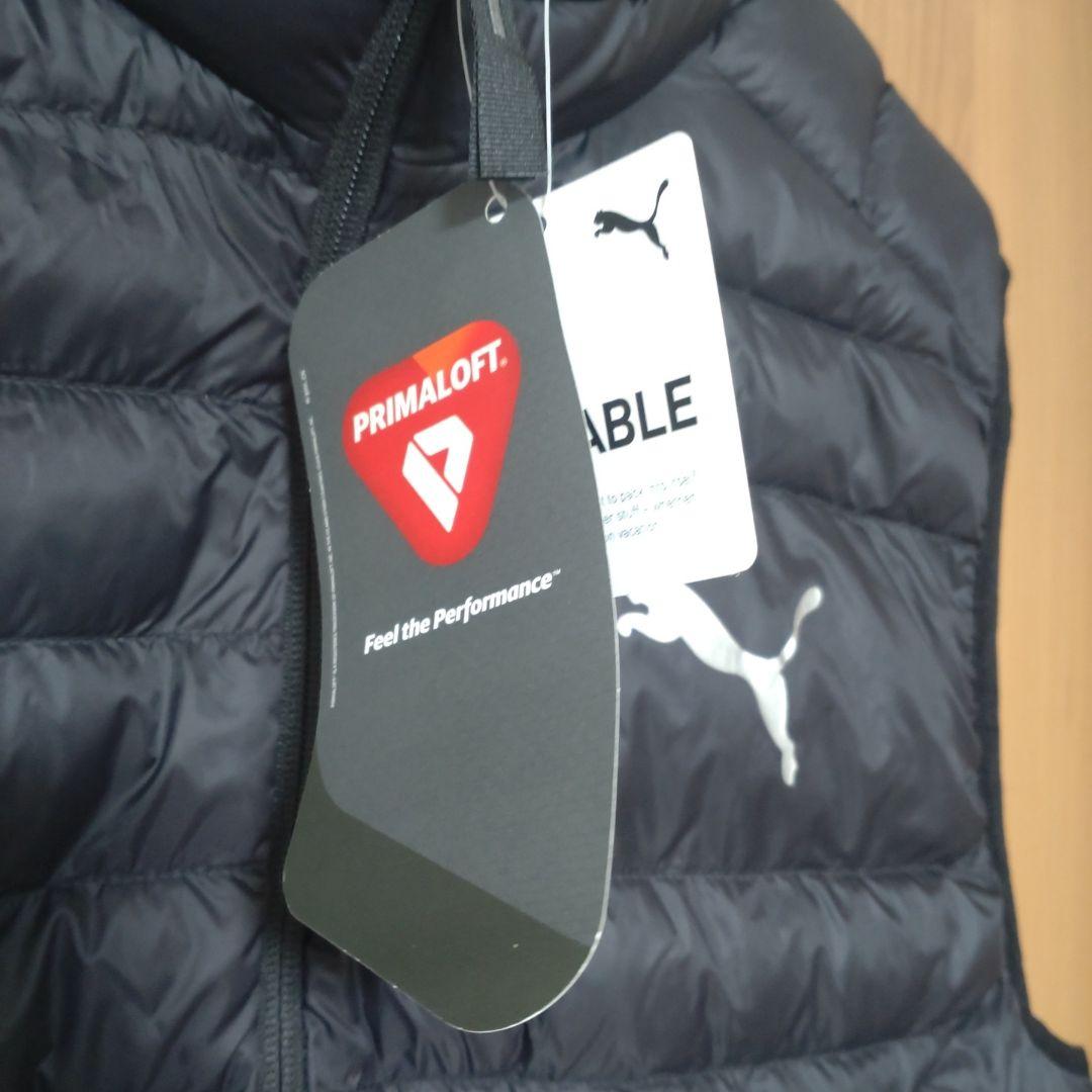 新品Puma Primaloft 黒 ダウンベスト　XL