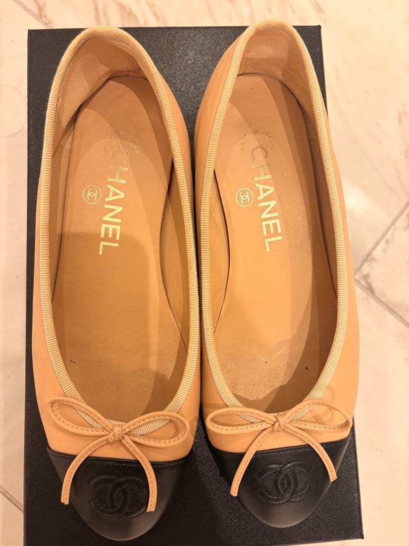 ※ドォロワーCHANEL バレエシューズ ベージュ/