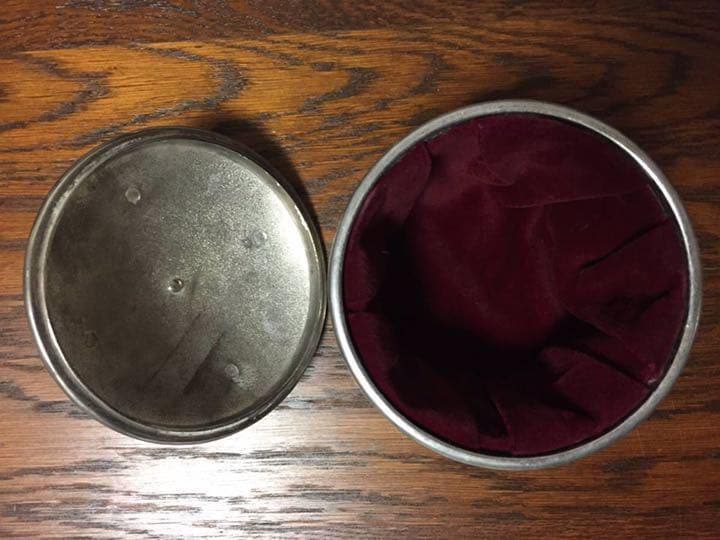 ビンテージ☆ジュエリーケース 宝石BOX小物入れシルバー