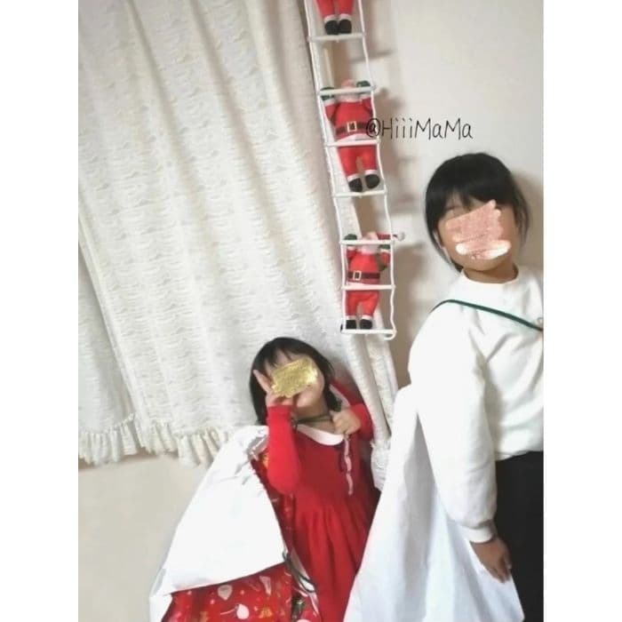 ❤️クリスマス サンタ ツリー はしごのぼり サンタクロース 1人 Xmas装飾品