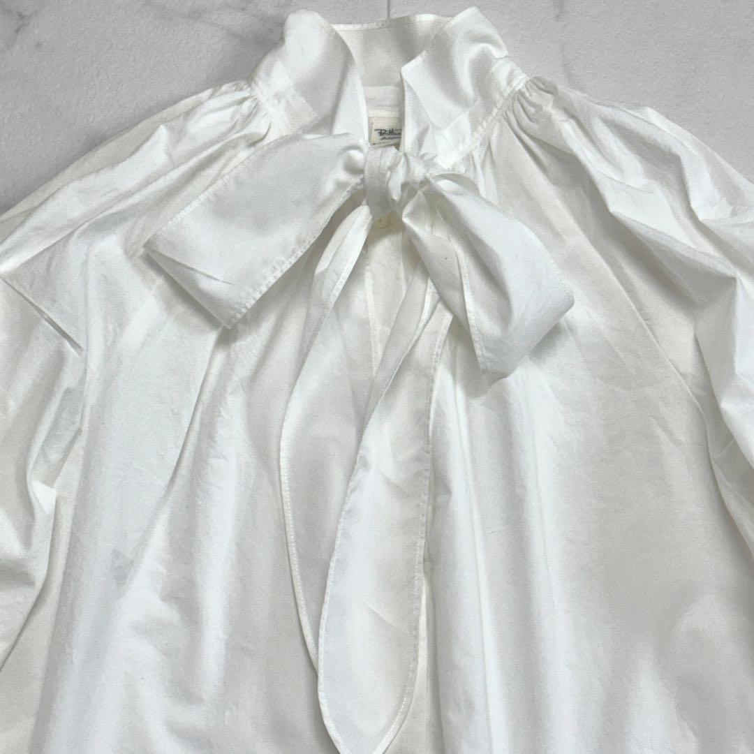 ロンハーマン ボウタイブラウス ホワイト