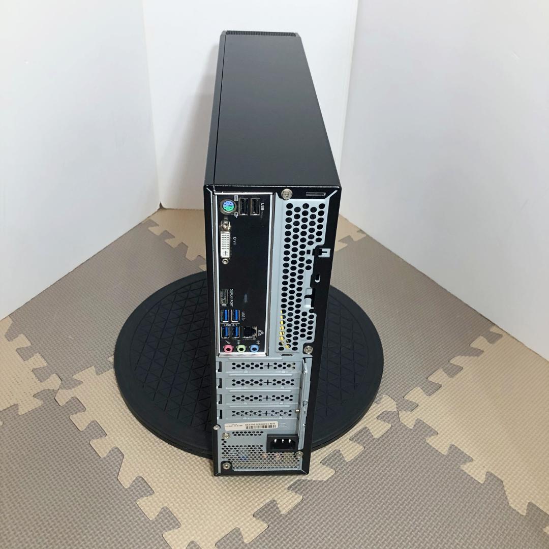 スリムタワーPC　iiyama Corei3-8100 整備済み SSD搭載
