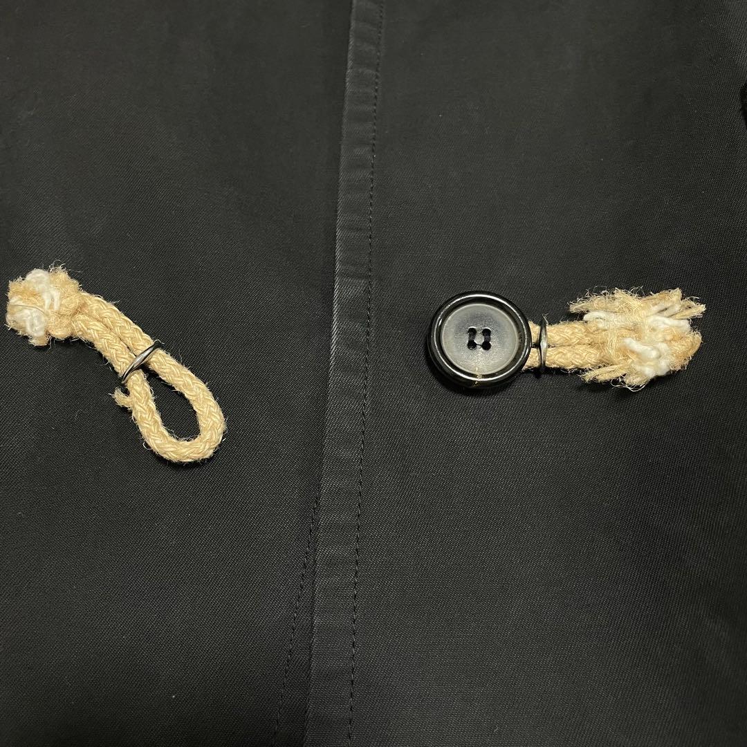 希少/03aw/マルタンマルジェラ/モールスキンダッフルコート/黒/50