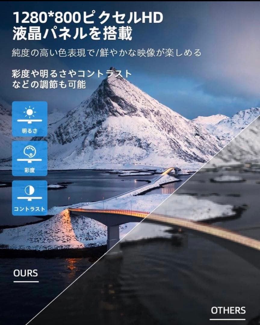 ポータブルDVDプレーヤー 14.1インチ dvdプレーヤー TV同期可能