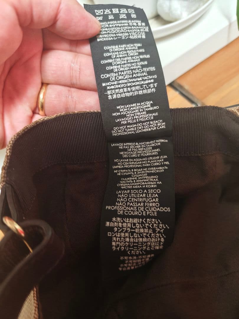 GUCCI GGパターン ベージュキャップ