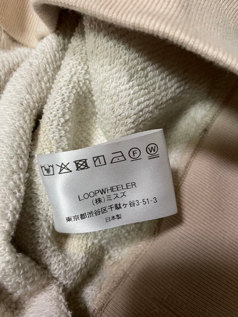 ループウィラー 受注会 限定 スウェット トレーナー シルクウールコットン