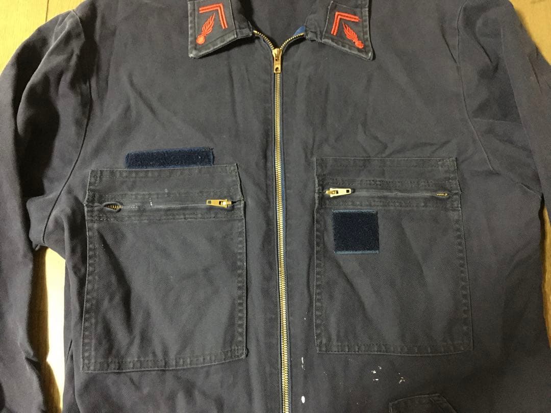 フランス ファイヤーマン オールインワン つなぎ ジャンプスーツ ヴィンテージ