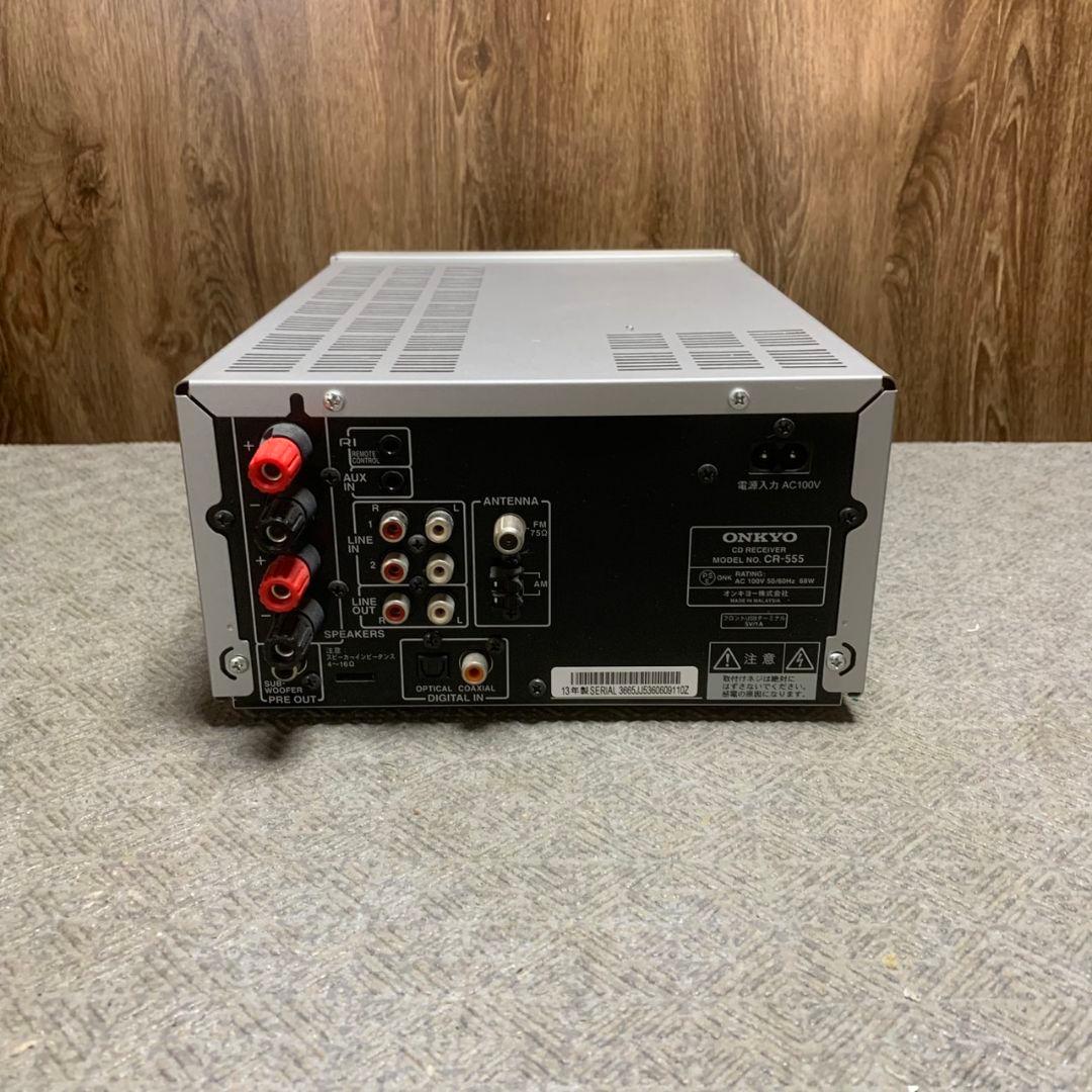 K743 ONKYO CR-555 CD ミニコンポ リモコン付き