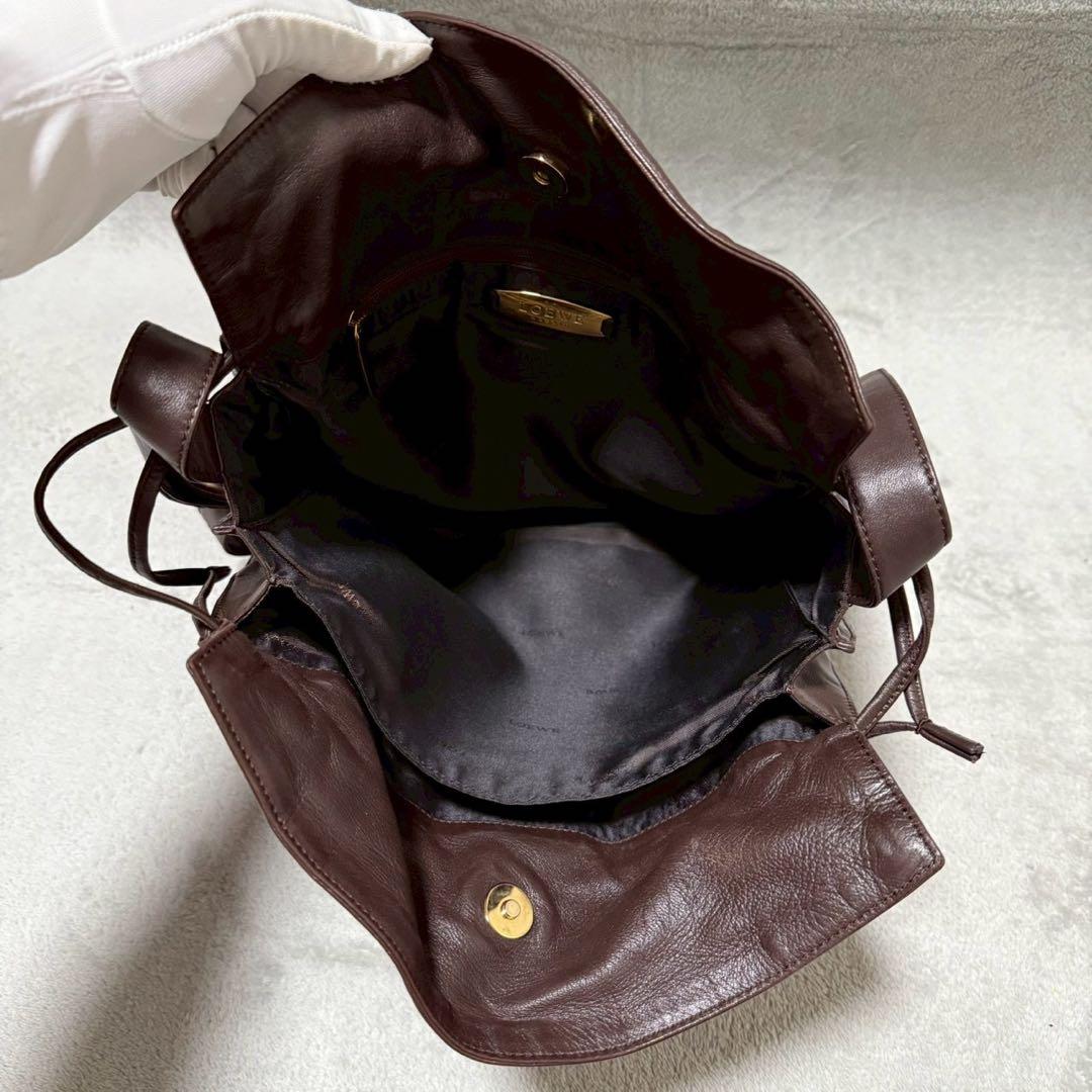 バッグ LOEWE Flamenco Anagram Drawstring Bag