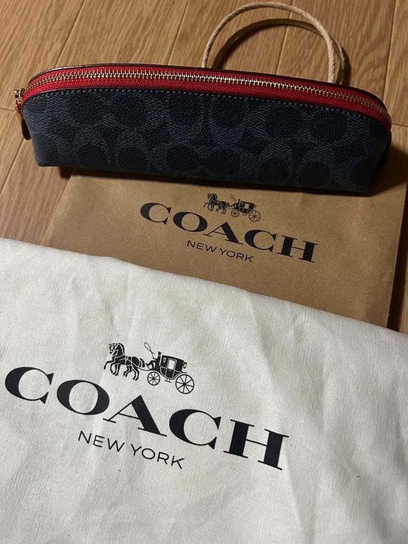 週末セール！早い者勝ち★COACH ペンケース　新品未使用／ショッパー付き