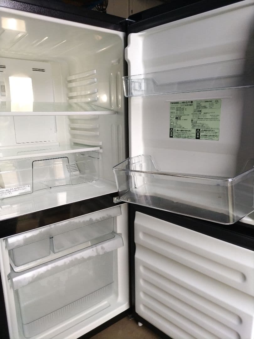 札幌市近郊の方限定！送料無料！ツインバード　冷蔵庫110Lとアクア 洗濯機 5k
