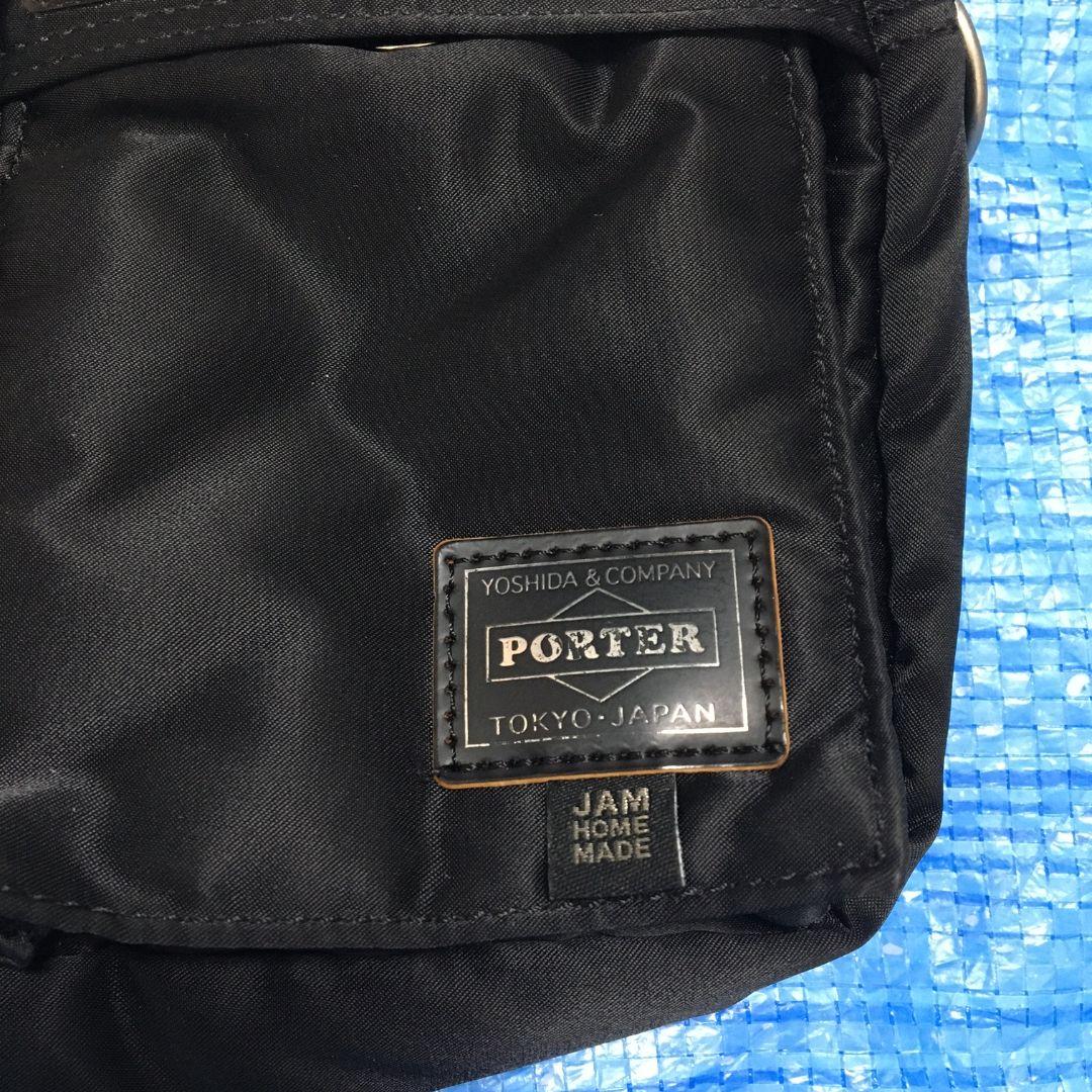 ポーター　ジャムホームメイド ショルダーバッグ スタッズ ナイロン 黒