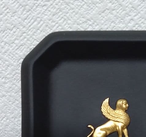 ウェッジウッド・ジャスパーブラック スクエアプレート