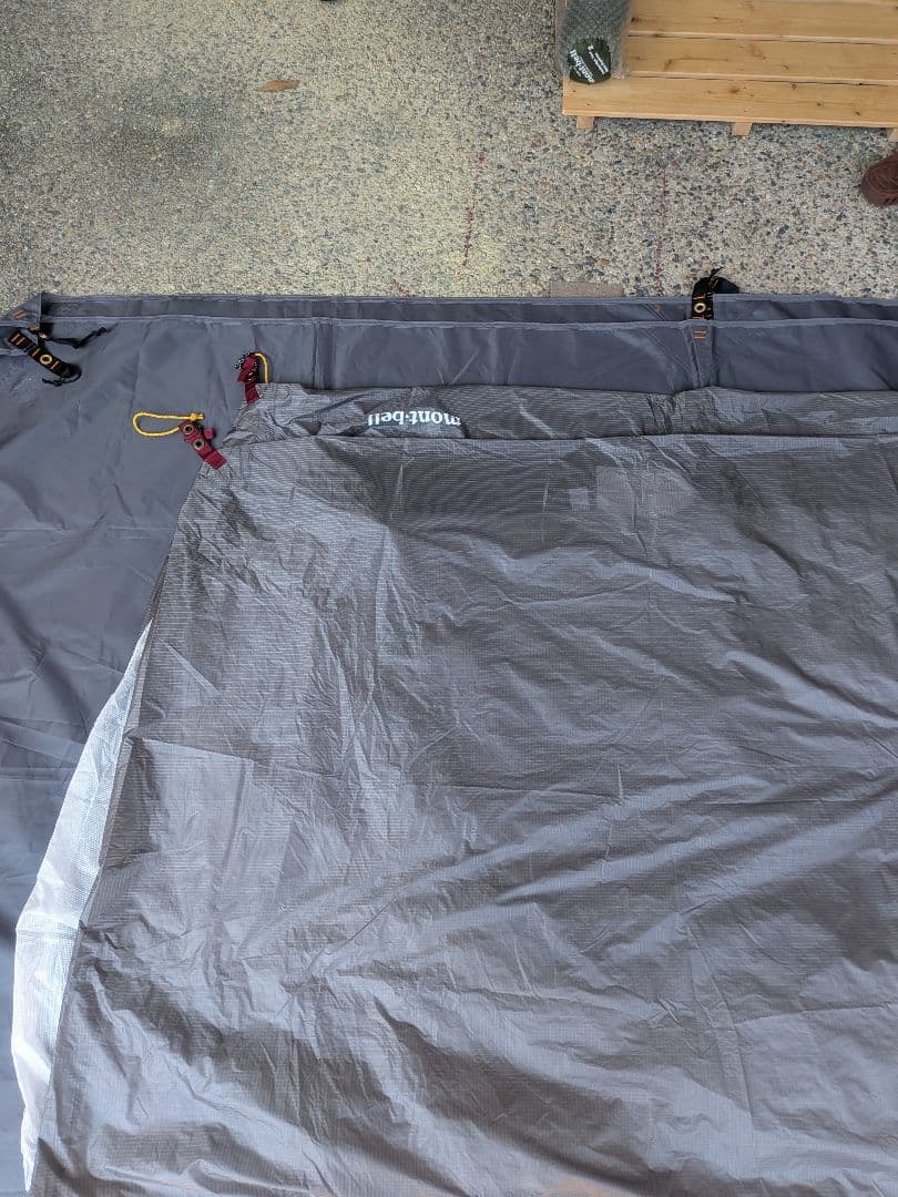 mont-bellステラリッジテント2　本体レインフライ、グランドシートセット