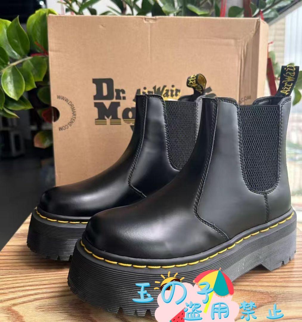 未使用Dr.Martens サイドゴア チェルシーブーツ ブラック25CM