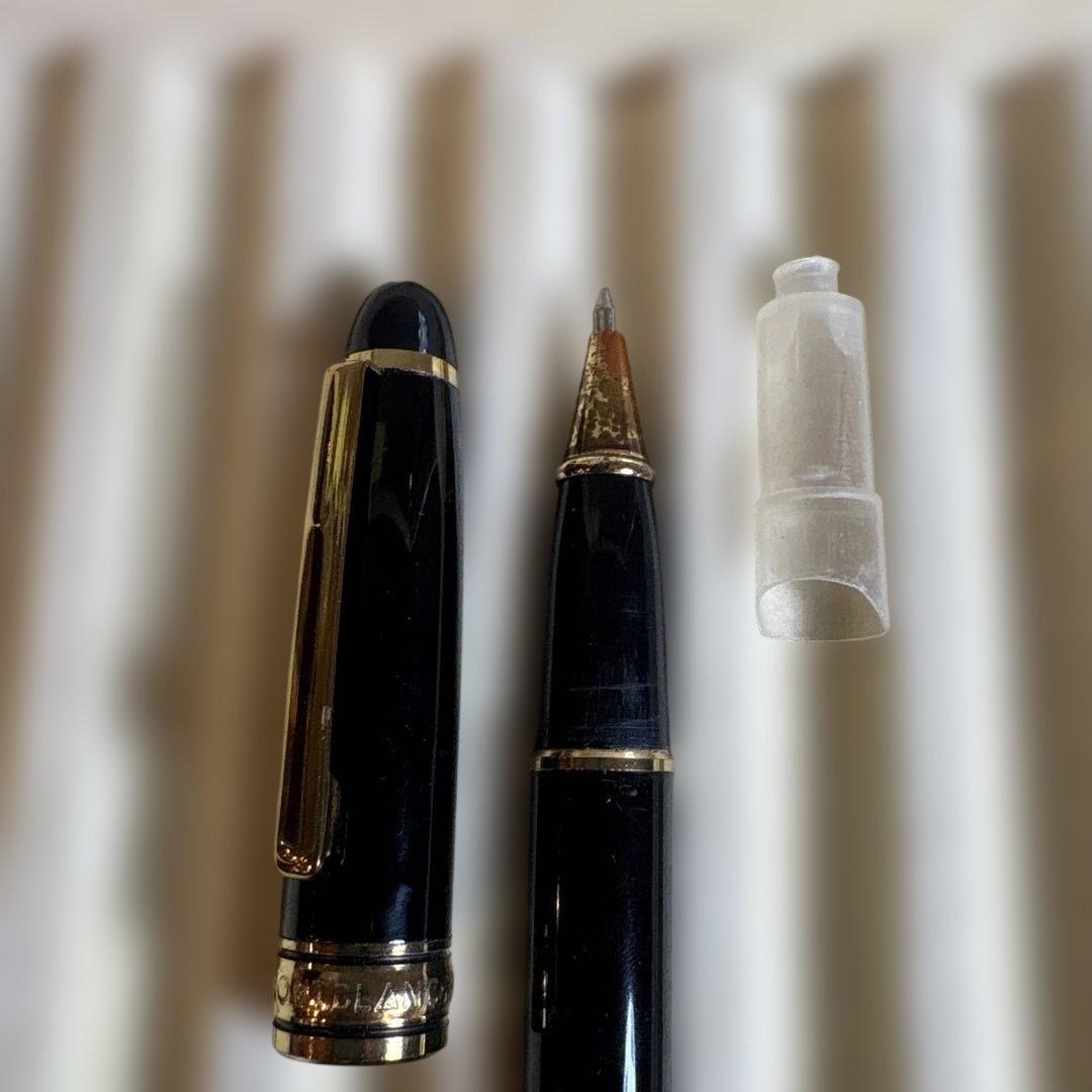 モンブラン ボールペン 黒×金 高級筆記具 中古