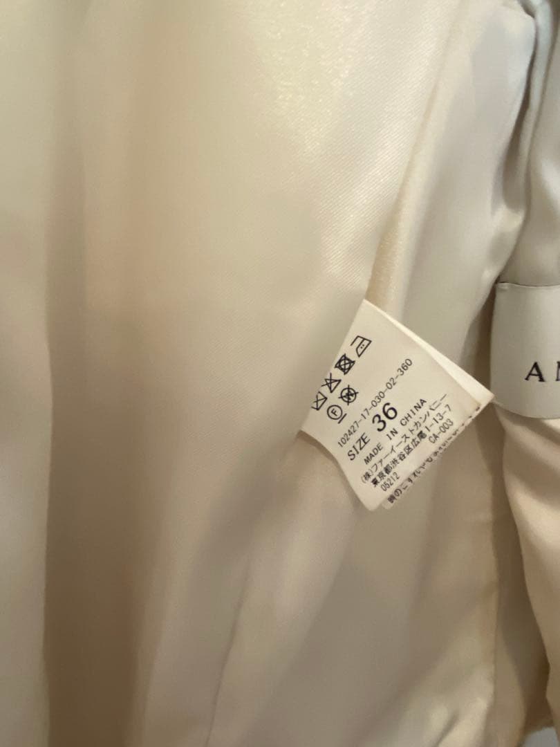 ANAYI ビーバーショートコート 36